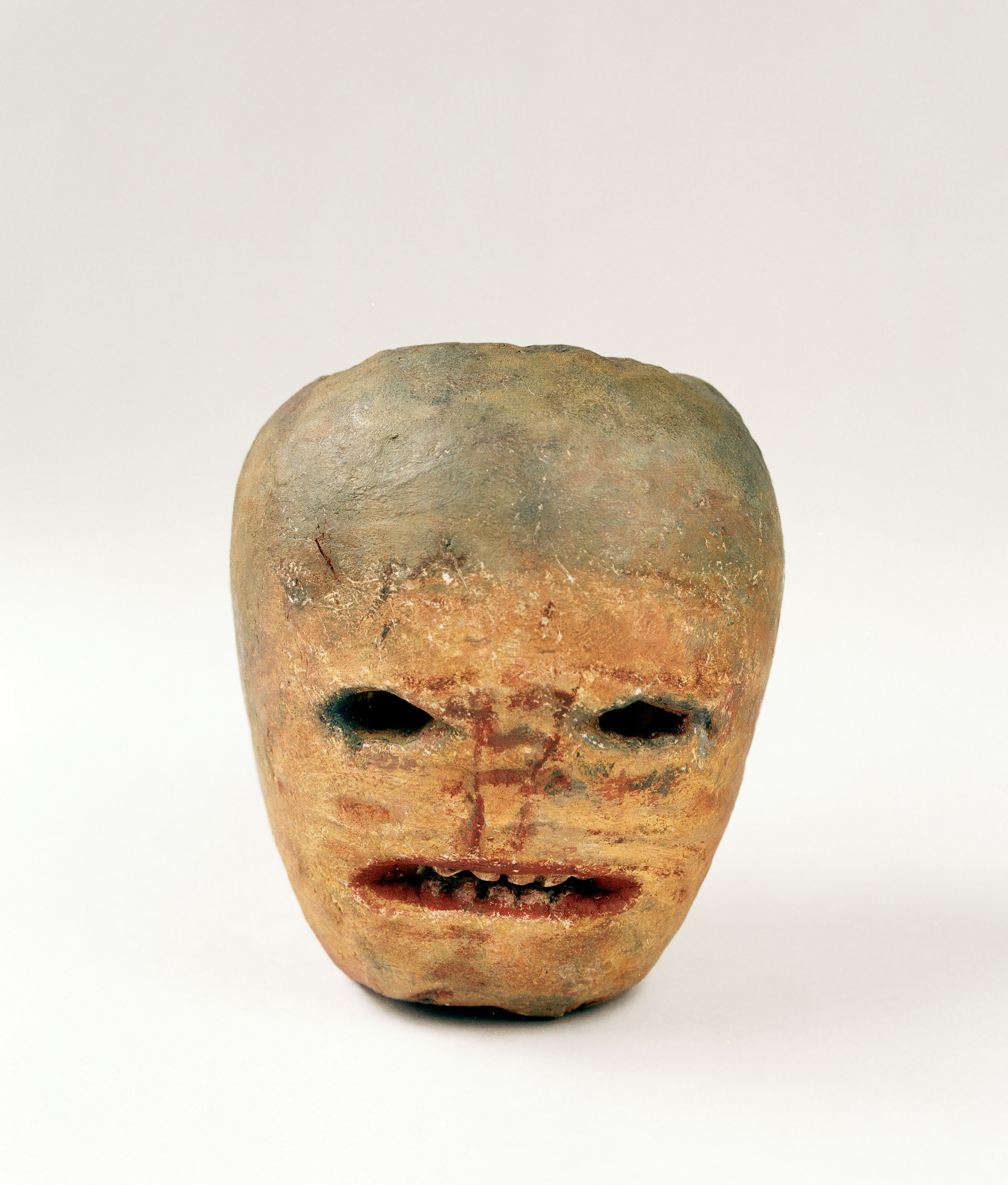 A 19th century jack-o-lantern from Fintown in County Donegal, Ireland, is part of a display at the Museum of Country Life in County Mayo, Ireland. (CNS photo/courtesy National Museum of Ireland)