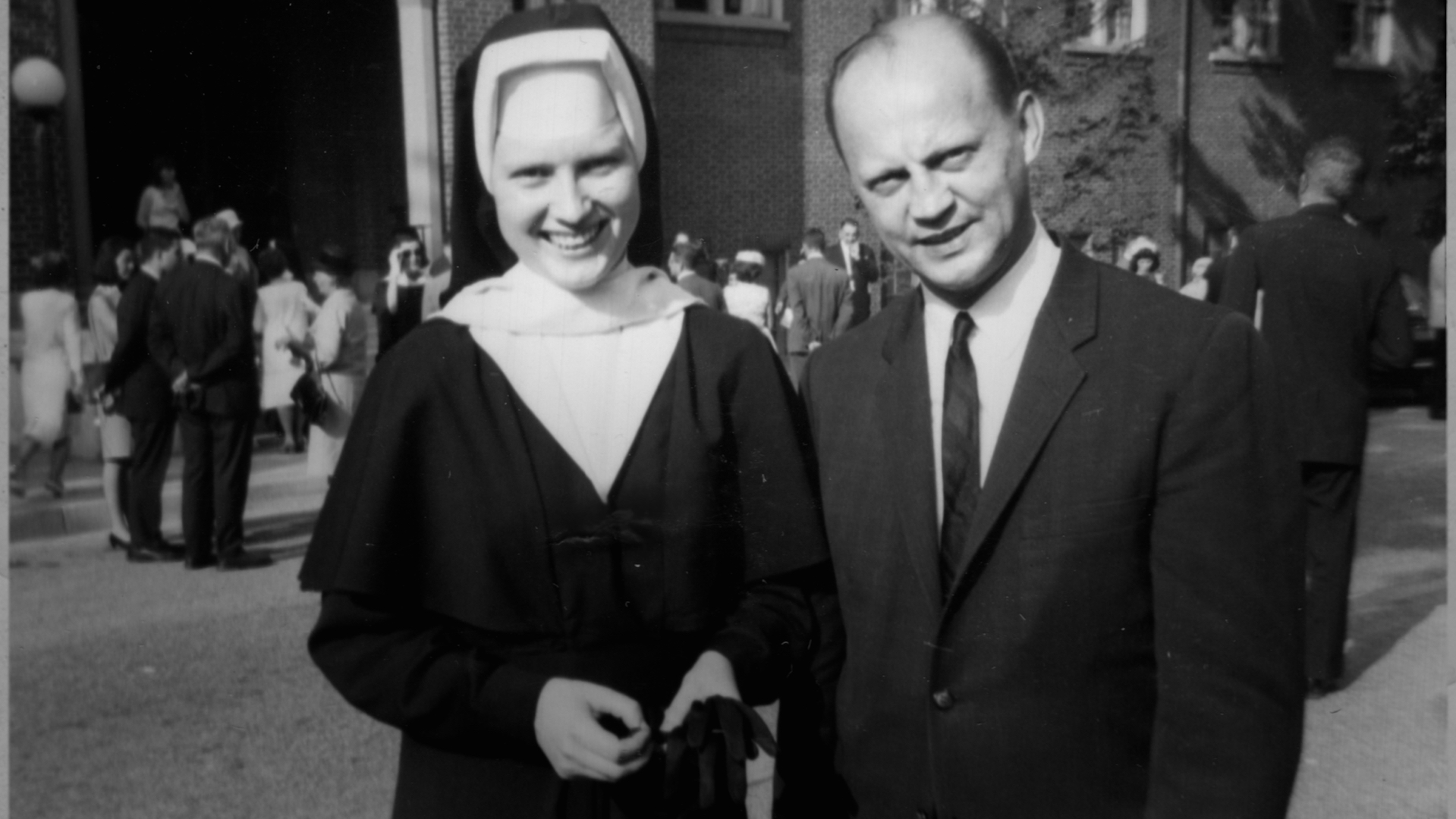 Sister Cathy Cesnick at right (photo: Netflix)