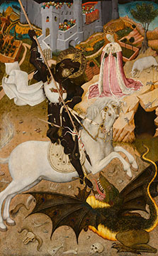 Bernat Martorell. Saint George and the Dragon, 1434/35. Gift of Mrs. Richard E. Danielson and Mrs. Chauncey B. McCormick.
