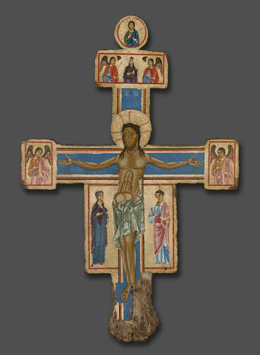 Master of the Bigallo Crucifix. Crucifix, 1230/1240. The Art Institute of Chicago, A. A. Munger Collection.