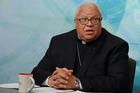 Bishop George V. Murry of Youngstown, Ohio, speaks during a video news conference on Aug. 23 after being named chair of the U.S. bishops' new Ad Hoc Committee Against Racism. (CNS photo/Bob Roller)